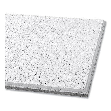 Armstrong® Fine Fissured Ceiling Tiles, Non-directional, Angled Tegular (0.94"), 24" X 24" X 0.63", White, 16-carton freeshipping - TVN Wholesale